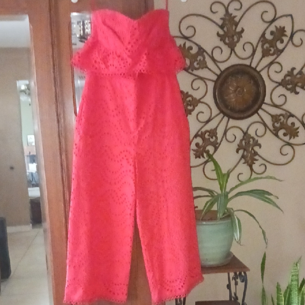 Topshop Lace Jumpsuit
